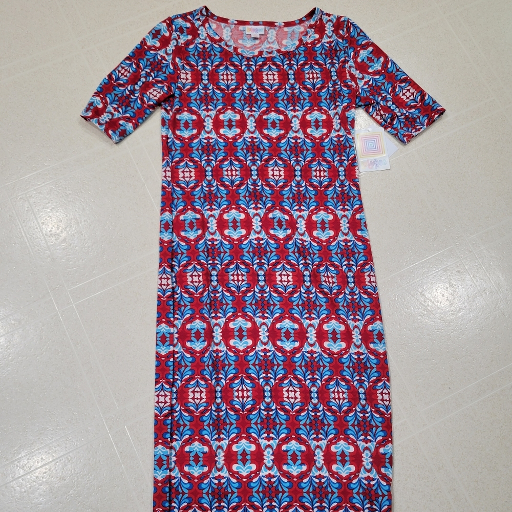 LuLaRoe Julia Dress Women's Size XS NWT